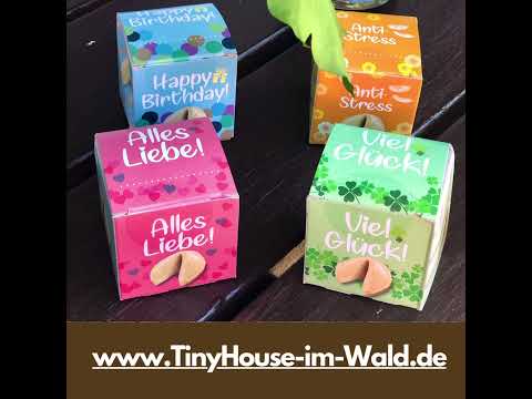 Glückskekse - kleine Überraschung im Tiny House Urlaub