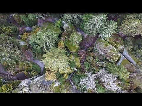 Das Felsenlabyrinth Luisenburg bei Wunsiedel im Fichtelgebirge (Oberfranken)