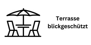 terrasse blickgeschuetzt inklusive ferienhaus