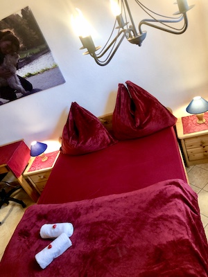 ausstattung doppelbett ferienhaus