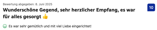 Entspannung pur in tanna, bewertung, feedback, rezension, booking.com, gäste, wunderschoene gegend, herzlicher empfang