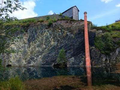 schieferpark lehesten, ausflugstipp vom tiny house im wald in tanna