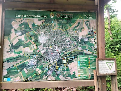 infoschild landschaftslehrpfad wunsiedel