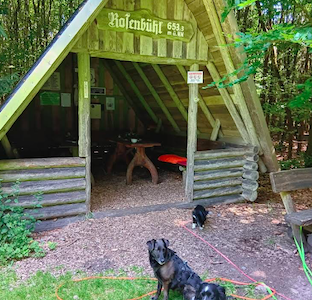 Tiny House, Urlaub mit Hund, Ferienhaus, Tanna, Thüringer Vogtland, Erholung, Wanderungen, rosehnbuehl, huette, Thüringer Schiefergebirge, Hunde entspannt, Natururlaub, Entspannung pur, Hunde-Paradies, Ausflugsziele Thüringen, Stammgäste, Naturerlebnis, Urlaub buchen, Urlaubsfotos