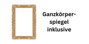 icon, ausstattung, tiny house, ferienhaus, ganzkoerperspiegel, spiegel, barockspiegel, inklusive