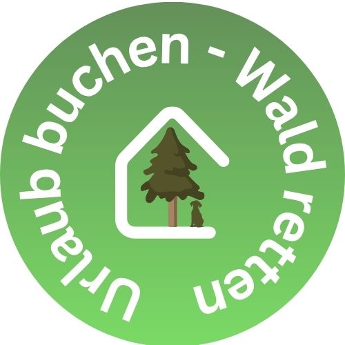 logo urlaub buchen und wald retten