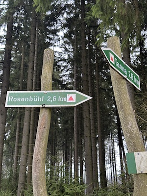 rosenbuehl, wegweiser