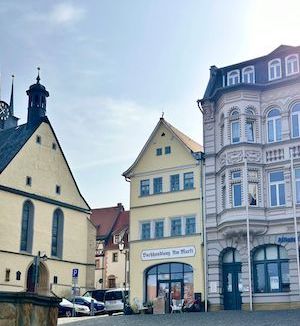 cafe, buchhandlung am markt, pößneck, saale-orla, geheimtipp, kaffee und kuchen, lesen, schmökern