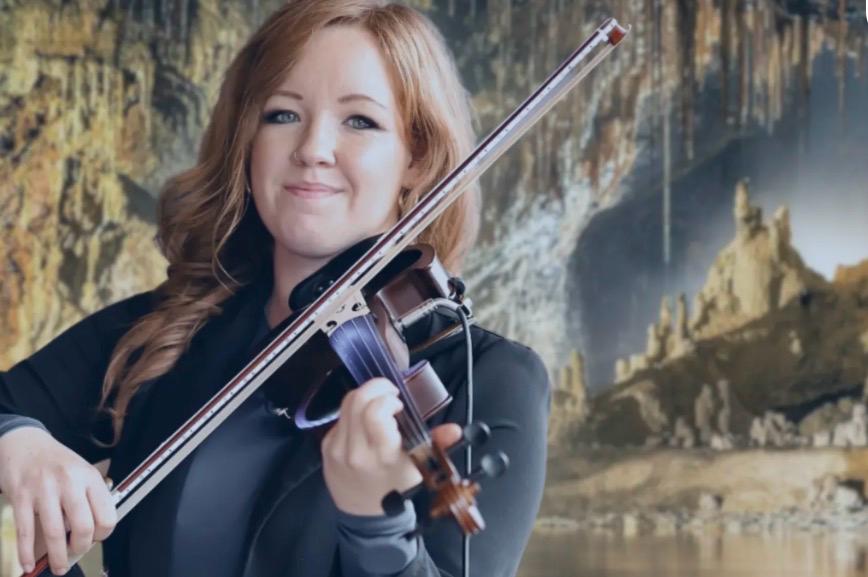 saitenzauber unter tage, feengrotten, musikalische führung, violine